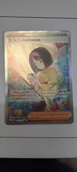 Pokemon TCG Erika's Invitation 203/165 SV 151 Special Illustration Rare - Image 1
