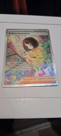 Pokemon TCG Erika's Invitation 203/165 SV 151 Special Illustration Rare - Image 3