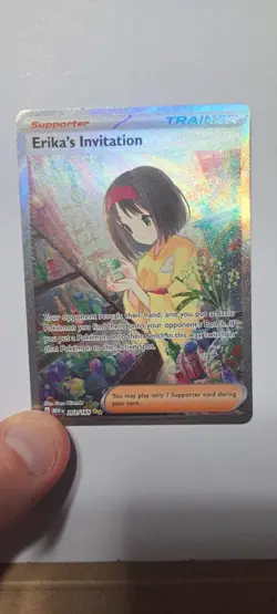 Pokemon TCG Erika's Invitation 203/165 SV 151 Special Illustration Rare - Image 4