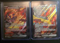 Pokemon Team Rocket's Moltres EX Destined Rivals 229/182 English Card Stamped +1 - Image 1