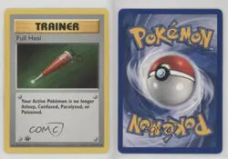 Full Heal Shadowless 1st Ed. Pokemon Base Set #82 1999 - Image 3
