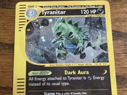 Pokemon Base Set Expedition #29/164 Holo Tyranitar ,,not played,, - Image 2