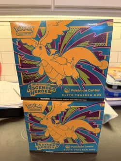 Ascended Heroes Pokemon Center Elite Trainer Box 2X (ETB) in hand ready to ship - Image 1