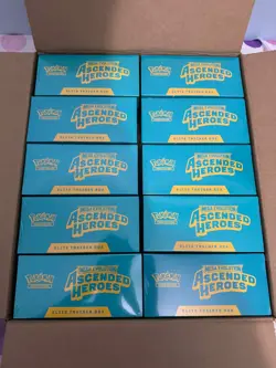 Pokemon TCG Elite Trainer Box Ascended Heroes ETB UNSEALED CASE - ORIGINAL BOX - Image 2