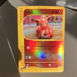 Pokemon Vulpix Expedition Base Set 136/165 Regular Common 50 HP Card 2002 - Image 1