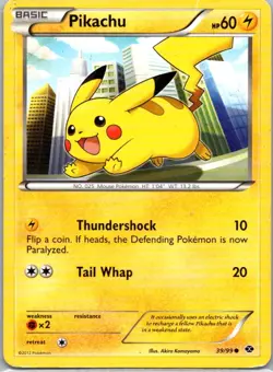 Pokemon TCG Pikachu 39/99 Next Destinies MP - Image 1