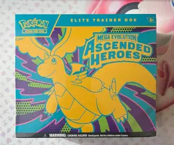 Pokemon TCG Mega Evolution Ascended Heroes Elite Trainer Box ETB SEALED - Image 1