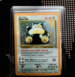 Pokemon TCG Snorlax Holo Rare Unlimited Card 11/64 Jungle Set 1999 WOTC - Image 2