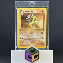 Pokemon TCG Sandslash 1st Edition Fossill 41/62 - Image 1