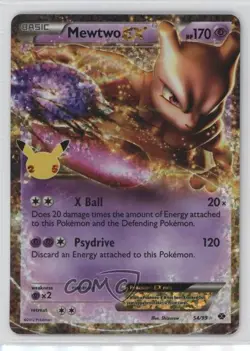 Mewtwo EX (Next Destinies) Pokemon Celebrations Classic Collection #54/99 - Image 1