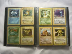 Pokemon Complete WOTC Shadowless Base Set /102. vintage Binder Included - Image 4