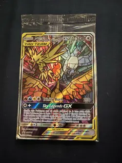 Pokemon TCG Moltres & Zapdos & Articuno GX SM210 Promo Holo - Image 1