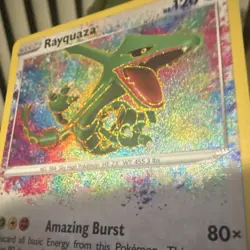 Pokemon Rayquaza 138/185 Amazing Rare Holo Swsh04 Vivid Voltage 2020 Dragon - Image 4