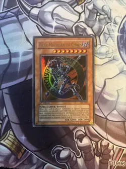 Dark Magician of Chaos Yu-Gi-Oh IOC-065 Ultra Rare 1st Edition Card LP (DS) - Image 1