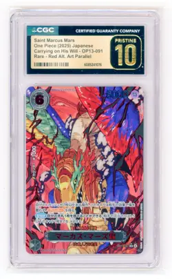 【Saint Marcus Mars】2025 One Piece JPN. OP13-091 R. Red Alt. Art CGC 10 - Image 1