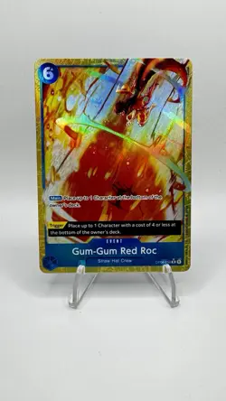 Gum-Gum Red Roc (Alternate Art) OP04-056 Premium Booster -The Best- - Image 1