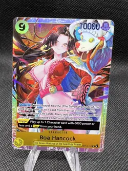 Boa Hancock OP14-112 SR English The Azure Sea's Seven - One Piece Card - NM - Image 1