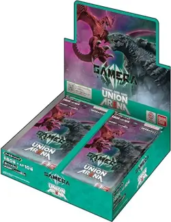 BANDAI UNION ARENA Booster Pack GAMERA -Rebirth- [UA22BT] (BOX) 16 packs include - Image 1