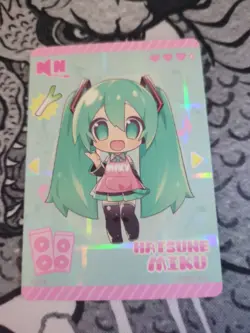 N Hatsune Miku Kayou Trading card - (Wave 2 2025) CY-B02-N01 Foil Chibi - Image 1