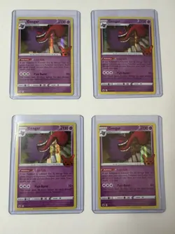LOT OF 4 Pokemon 2022 Sword & Shield Series Trick or Trade Gengar #57 Rare Card - Image 1