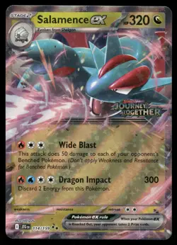 Salamence ex - (Journey Together Stamped) Double Rare Misc. Cards 114/159 NM - Image 1