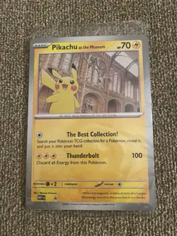 Pikachu At The Museum Jumbo Pokemon Card - Brand New & Sealed - Image 1