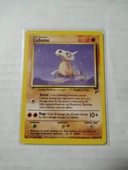 CUBONE - 70/130 - Base Set 2 - Pokemon Card - WOTC - Image 1