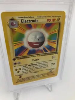 1999 POKEMON JUNGLE Trading Card ELECTRODE #18/64 1ST EDITION graded PSA NM 7 - Image 5