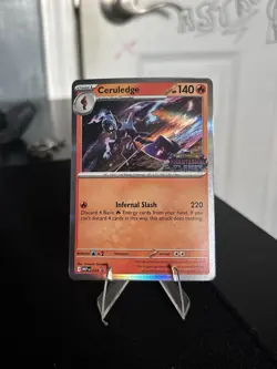 Ceruledge 014 Phantasmal Flames Stamp Promo Pre Release Near Mint Card - Image 1
