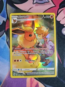 Flareon & Blue TG01/TG30 Brilliant Stars Trainer Gallery NM Rare Pokemon Card - Image 1
