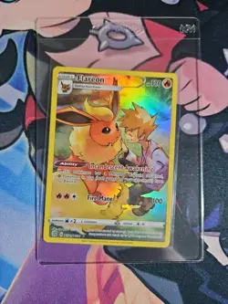 Flareon & Blue TG01/TG30 Brilliant Stars Trainer Gallery NM Rare Pokemon Card - Image 3