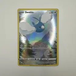 Pokemon TCG Swablu Crown Zenith: Galarian Gallery Holo Ultra Rare Card GG27/GG70 - Image 5