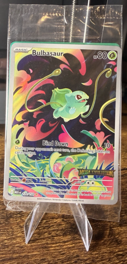 Bulbasaur 133/132 🌱 Mega Evolution STAMPED Promo SEALED Pokemon Card TCG - Image 1
