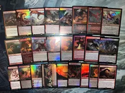 MTG Foil Red Dragon Lot - 25 Cards Total - 21 Foils and 4 Nonfoils - Commander - Image 2