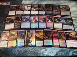 MTG Foil Red Dragon Lot - 25 Cards Total - 21 Foils and 4 Nonfoils - Commander - Image 3