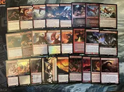MTG Foil Red Dragon Lot - 25 Cards Total - 21 Foils and 4 Nonfoils - Commander - Image 4