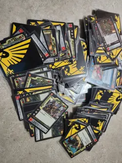 WARHAMMER 40K TRADING CARD LOT UNSEARCHED 180+ CARDS 2002 - Image 1