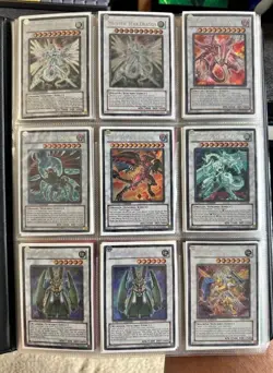 Yu-Gi-Oh Holo Card Lot Binder Collection – 180 Cards – Ultra/Super/Secret Rare - Image 1