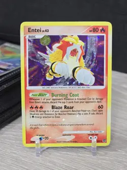Pokemon Card TCG Entei Lv 43 Secret Wonders 4/132 Holo 2007 Vintage - Image 3