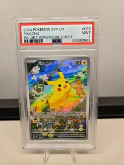 PSA 9 Pikachu 088 Sv: Scarlet & Violet Promo Cards Holo - Image 1