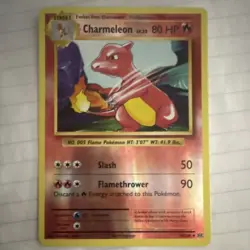 Pokemon Charmeleon 10/108 Evolutions Reverse Holo Uncommon 80 HP Stage 1 Card - Image 1