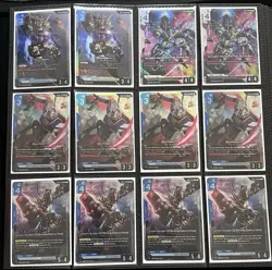 Gundam TCG collection Binder Plus Starter Decks And Playmats Card Lot READ - Image 1