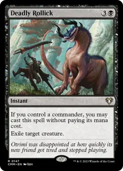 Deadly Rollick MTG NM Commander Masters Regular - Image 1
