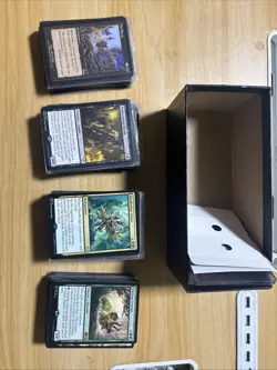 4 Pre-Built MTG Decks With Storage Box - Image 3