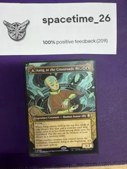 Aang, at the Crossroads (Showcase) Avatar: The Last Airbender Regular - MTG -NM - Image 1