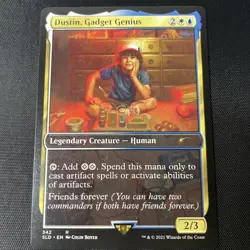 DUSTIN GADGET GENIUS STRANGER THINKS SECRET LAIR MTG MAGIC THE GATHERING - Image 1