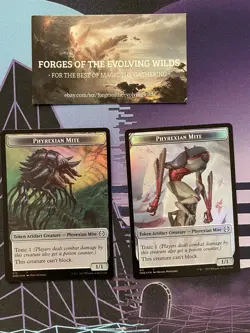 Phyrexian Mite 012 Phyrexian Mite 011 Foil Token ONE Phyrexia All Will Be One - Image 1