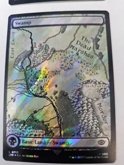 MTG - Surge Foil Swamp 717 - Lord of the Rings - Image 1