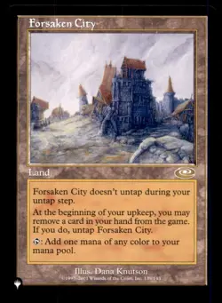 Forsaken City LP Light Play The List MTG [12396] - Image 1