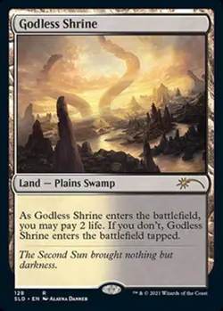 MTG Godless Shrine, NM-Mint, English Secret Lair Drop Series - Image 1